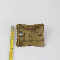 Vtg 1932 Brass U of M University Freshman Champions Brass Belt Buckle Football