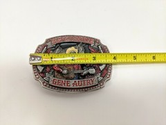 Gene Autry Horse Guns Guitar Music 1993 Belt Buckle by SMKW #610 of 10,000