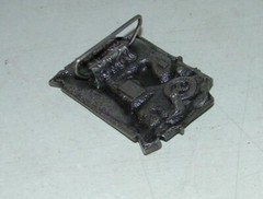 Vintage Siskiyou Pewter S-10 Belt Buckle Buck Deer Elk Hunting Rifle Guns 1982