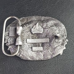 Siskiyou Buckle Co US Air Force Retired Belt Buckle USA Made Enamel Pewter