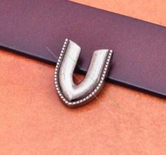 Classic Antique Silver Western Rope Side Belt Buckle Set Fits 25mm Belt Strap