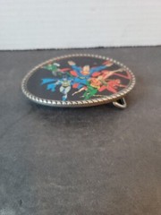 JLA Justice League Of America Belt Buckle Superman Batman Flash Plastic Man, Etc
