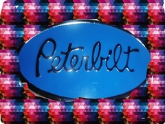 Peterbilt Blue Belt Buckle new top quality belt buckle
