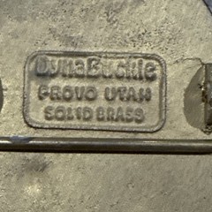 Vintage Dyna Buckle Solid Brass Belt Buckle Drilling Specialties Company Oil&Gas