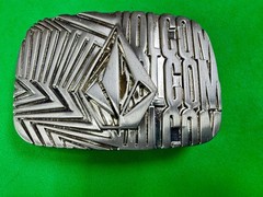 Volcom Skateboard Surfer Board Sports Apparel Advertising Promo 90s Belt Buckle