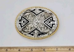 Vintage Belt Buckle, NATIVE AMERICAN SOUTHWESTERN Ivan Taiwan
