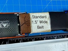 Adidas Golf 3 Stripe Orange & Black Color Trophy Sports Award Style Belt Buckle