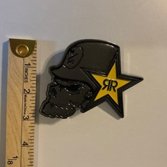 Metal Mulisha Skull Helmet Rockstar belt buckle Snowboarding Skateboard