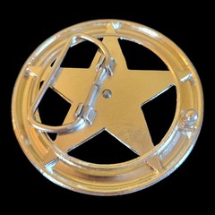 Marshall Law Texas Star Belt Buckle Metal Cowboy Western Biker