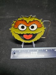 Oscar the Grouch Sesame Street 3.5 -Inch Belt Buckle – Unused