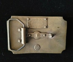 Queen Of The West MISSISSIPPI Belt Buckle Bergamot Brass Work From 1973