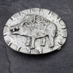 Gürtelschnalle Wildschwein, Trachten Wildschwein Buckle für 4 cm Gürtel gs121
