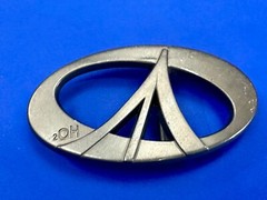 2OH Cutout gold color Vintage belt buckle – Peace love & Rock & Roll