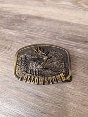 Spec-Cast Yellowstone National Forest ELK Belt Buckle 5824