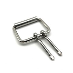 Roller Buckle Stainless Steel Rolling Bar Buckle Dog Collar Fasten Buckle 50mm