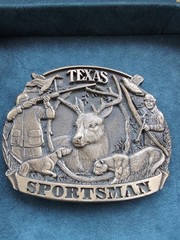 Vintage Hunting Belt Buckle Lot Texas Sportsman First Edition & Limited Edition