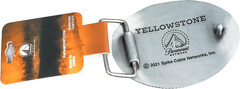 Yellowstone Dutton Ranch Y Logo Established 1886 Kevin Stner Belt Buckle 66-57,