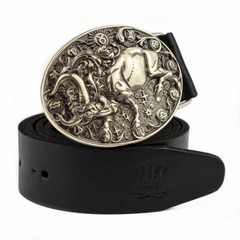 Taurus german silver belt buckle, Taurus Bull Horoscope Astrological Zodiac Sign