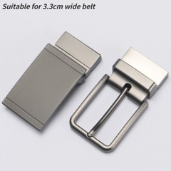 Men Rectangular Alloy Metal Belt Buckle Replacement Pin Buckle belt Head DIY New