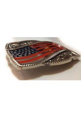 American Flag belt buckle military army navy marines AF US Seller patriot