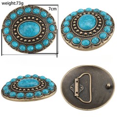Women&rsquo;s belt buckle Western cowboy motorcycle riding belt buckle