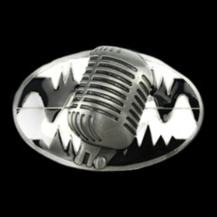 Musician Microphone Music Metal Belt Buckle