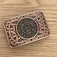 Muslim Amulet Talisman for Good Luck Symbol Buckle for Belt Arabic Belt Close
