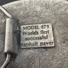 Vintage Barber Greene Model 879 Asphalt Paver Belt Buckle The Original