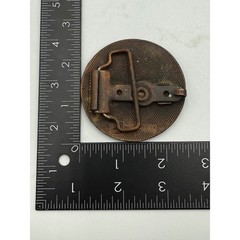 Vintage Hercules Machinery Belt Buckle Spartan Warrior Bronze Tone Made in USA