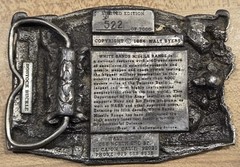1984 White Sands Missile Range 40th Anniversary NASA Space Shuttle Belt Buckle