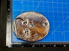 Texas Longhorn United States Flag Stars Stripes Forever Enameled Belt Buckle