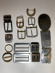 Clothing Belt Buckle Clasp Suspenders Clip Lot