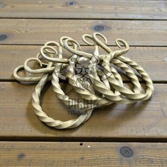 Medieval Golden Belt Buckles – Set of 5 | Vintage Style Costume & Leather Craft