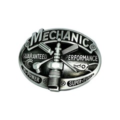 Mechanic Belt Buckle Biker Car Mechanic Wrench Spanner Grease Monkey Buckle Only