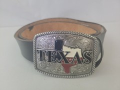 Nocona Buckles Texas Large Belt Buckle Western Leather Size Fits 54&Prime;