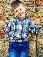 4 Pcs Kids Buckle Belt Kid Adjustable Elastic Belt Boy Stretch Belt for