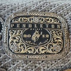 Montana Silversmiths Pendleton Whisky 5pc Western Belt Buckle Lot 2011-15