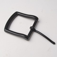 3.9cm Heavy Duty Single Prong Belt Buckle Black Metal Buckle Replacement