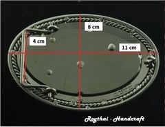(8X11 CM) MADE BY ORDER MEN BELT BUCKLE HANDMADE STAINLESS STEEL TIG WELDER 3