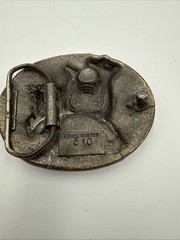 Stag Deer Belt Buckle Copyright 1981.Serial number 510. USA