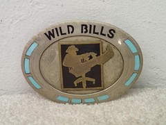 Johnson & Held Vintage Wild Bills Belt Buckle Handcrafted Denver CO