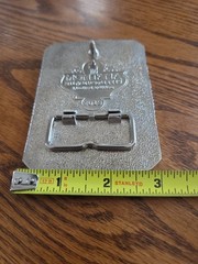 2019 Pendleton Whisky Belt Buckle Let&rsquo;er Buck Montana Silversmiths – RARE