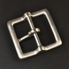Replacement 40mm Stainless Steel Square Single Prong Belt Buckle Durable