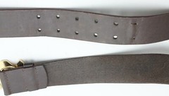 Vintage AC/DC Belt Buckle and Leather Belt