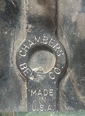 Chambers Belt Co. Turquoise Belt Buckle Silver-Tone Road Runner USA
