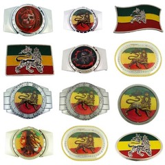 Reggae Lion of Judah Goth Tattoo Tribal RASTAFARIAN Belt Buckles Halloween Party
