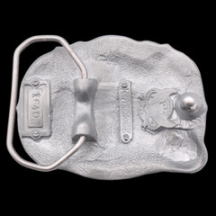 Gospel Music Banjo Fiddle Guitar Belt Buckle