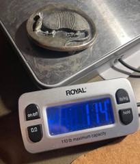 Vtg James Avery 9 Banded Armadillo Sterling Silver Belt Buckle Retired AMAZING