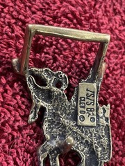 Rare Pegasus ISIS Creations Artists 1982 Solid Brass Vintage Belt Buckle G2U