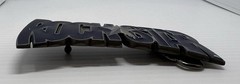 “NEW” Rock Star BELT BUCKLE Dark Blue Speckled Enamel Gray Metal Music Superstar
